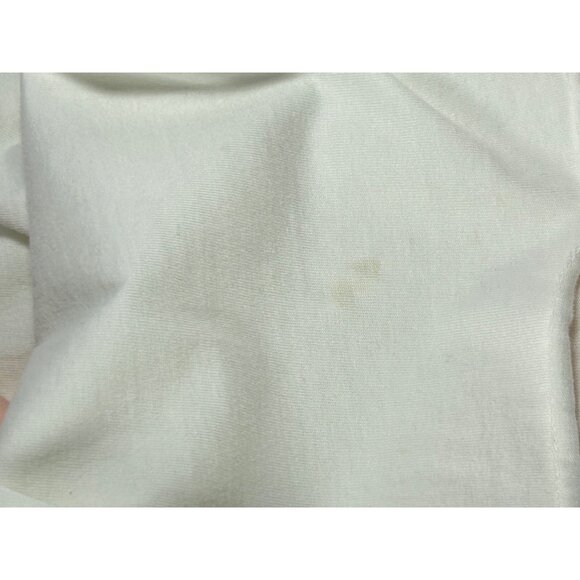 QUIKSILVER Cold Waves Crop Tee Sz  S White Pink Colorblock Logo Organic Cotton - Picture 16 of 16